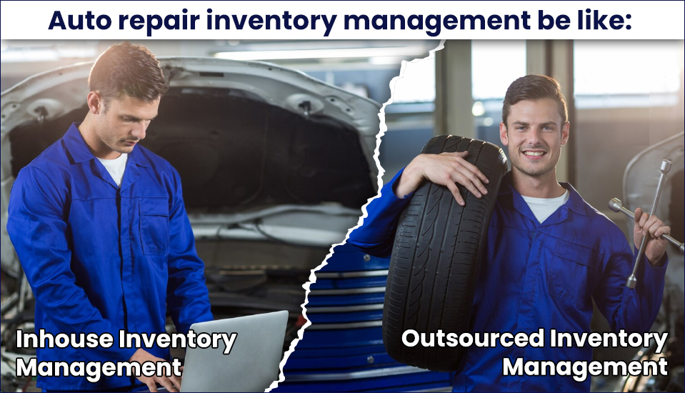 Auto repair inventory management meme